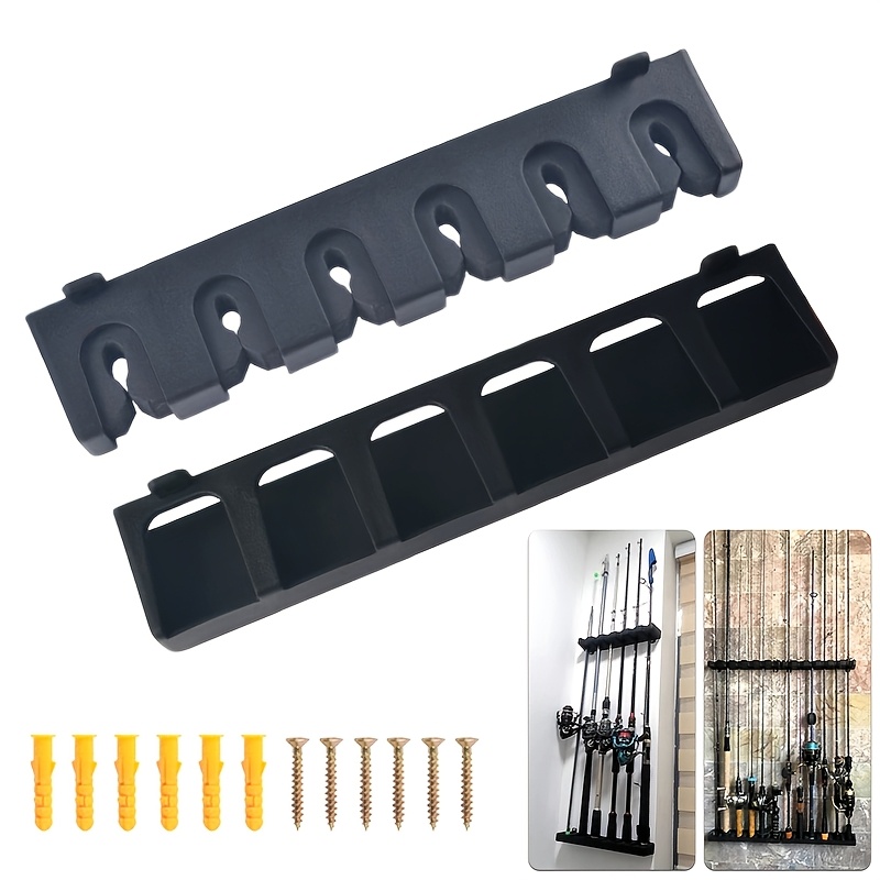 Pool Cue Rack Wall Mounted Hanging 6 Cues Holder